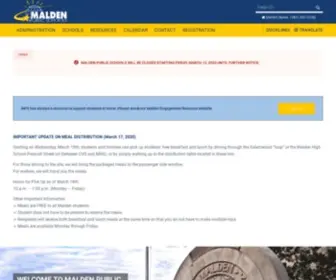 Maldenps.org(Malden Public Schools Website) Screenshot