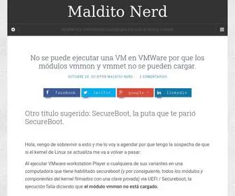 Malditonerd.com(Maldito Nerd) Screenshot