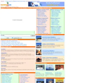 Maldiveisle.com(Maldives Maldive Islands Holidays Resort Hotel Business Guide Tourism Resorts Travel) Screenshot