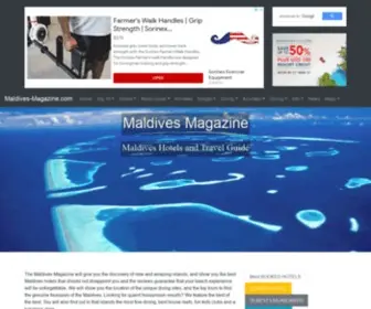 Maldives-Magazine.com(Maldives Magazine) Screenshot