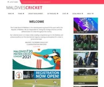 Maldivescricket.org(Maldivescricket) Screenshot