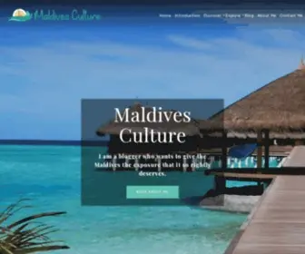 Maldivesculture.com(Explore The Beauty of Maldives) Screenshot
