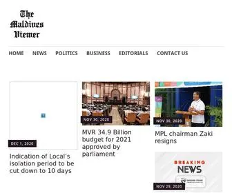 Maldivesviewer.com(Providing News from Maldives to the World) Screenshot