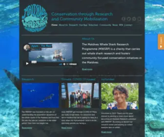 Maldiveswhalesharkresearch.org(Maldives Whale Shark Research Programme) Screenshot