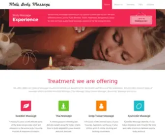 Malebodymassage.co.in(Body to Body massage) Screenshot