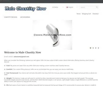 Malechastitynow.com(Metal Chastity Device) Screenshot