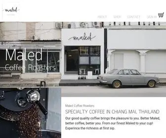 Maledcoffeeroasters.com(Chiang Mai) Screenshot