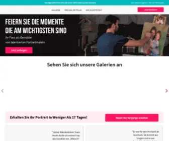 Maledeinleben.com(Fotos als Gemälde) Screenshot