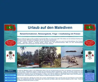 Malediven-Reiseinfo.de(Malediven Reiseinfo) Screenshot