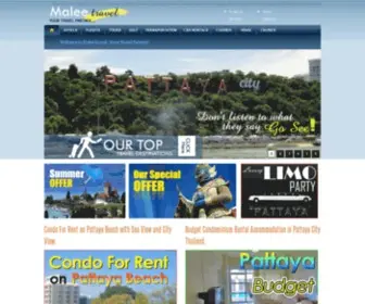 Maleetravel.com(Thailand Hotels) Screenshot
