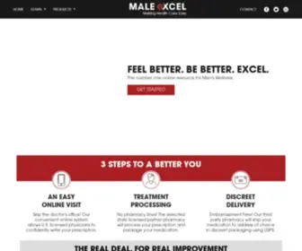 Maleexcel.com(Men’s Health Clinic) Screenshot