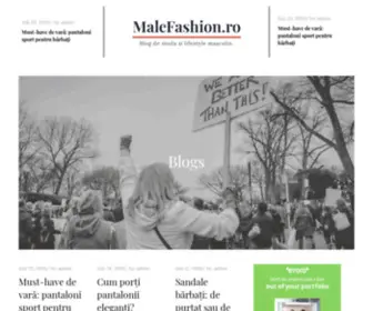 Malefashion.ro(Blog de moda si lifestyle masculin) Screenshot