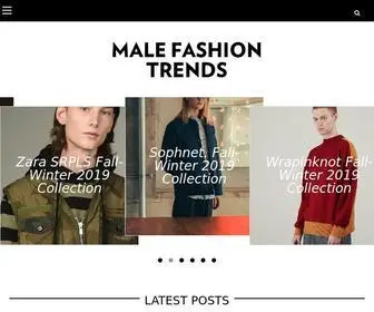 Malefashiontrends.com(Blog que informa lo mejor del mundo de la moda masculina) Screenshot