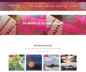 Maleglede.no(Finn ditt unike uttrykk) Screenshot