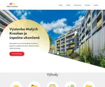 Malekrasnany.sk(Bývajte v nadštandardne vybavenom byte v bratislavskej Rači) Screenshot