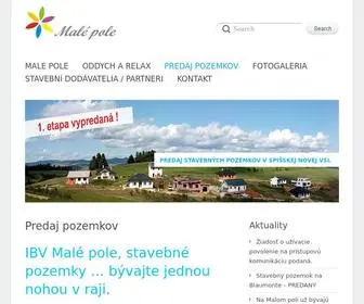 Malepole.sk(Predaj) Screenshot