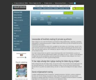 Maler-Maling.dk(Meta_description) Screenshot