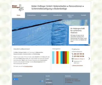 Maler-Zollinger.ch(Maler Zollinger) Screenshot