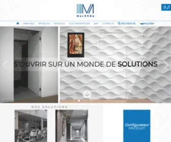 Malerba.fr(Fabricant français référent de blocs) Screenshot