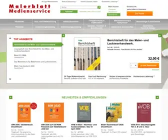 Malerblatt-Medienservice.de(Fachbücher) Screenshot