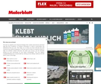 Malerblatt.de(Malerblatt) Screenshot