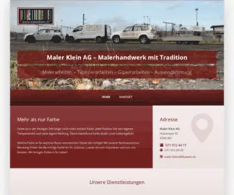 Malerklein.ch(Malerklein) Screenshot