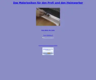Malerlexikon.de(Lacke) Screenshot