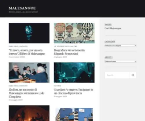 Malesangue.com(Malesangue) Screenshot