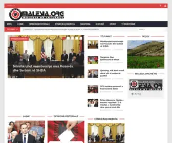 Malesia.org(Malësi) Screenshot