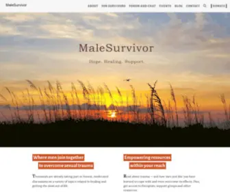 Malesurvivor.org(John jay college) Screenshot