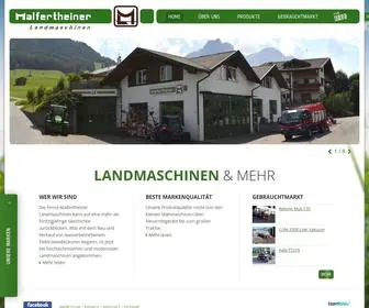 Malfertheiner.it(Malfertheiner Landmaschinen) Screenshot