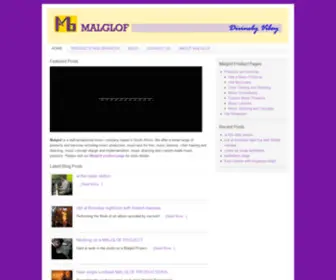 Malglof.com(Malglof Music Production & Services) Screenshot