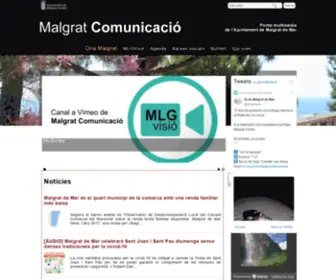 Malgratcomunicacio.cat(Enacast) Screenshot