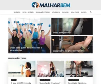 Malharbem.com.br(Malhar Bem) Screenshot