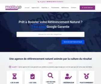 Maliboo-Referencement.fr(MalibOo Referencement) Screenshot