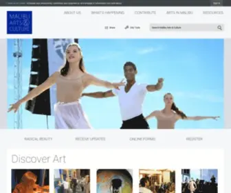 Malibuartsandculture.org(Malibu Cultural Arts) Screenshot