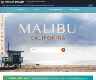Malibucity.org(Malibu, CA) Screenshot