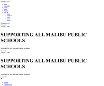 Malibulead.org(Malibu LEAD) Screenshot