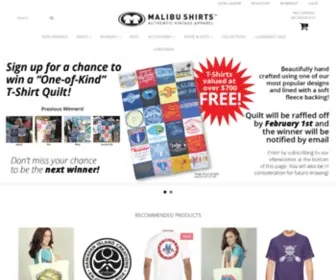 Malibushirts.com(Malibu Shirts) Screenshot