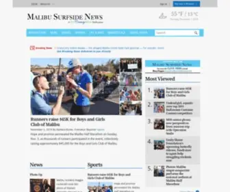 Malibusurfsidenews.com(Malibu Surfside News) Screenshot