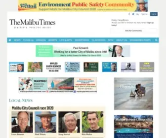 Malibutimes.com(Malibu times) Screenshot