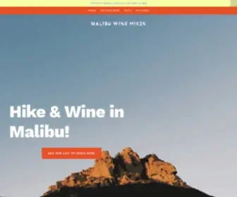 Malibuwinehikes.com(Malibu Wine HikesHomeWine Hike) Screenshot