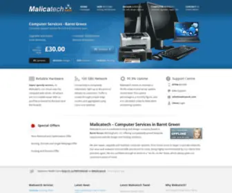 Malicatech.com(Website Hosting and Design) Screenshot