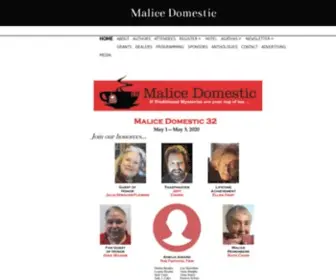Malicedomestic.org(Malice Domestic Convention) Screenshot
