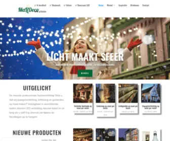 Malideco.com(Maatwerk in Professionele Feestverlichting) Screenshot