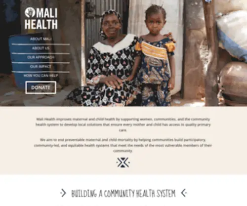 Malihealth.org(Mali Health) Screenshot