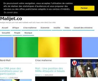 Malijet.co(Web Server's Default Page) Screenshot