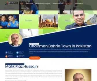 Malik-Riaz.org(Malik Riaz Hussain) Screenshot