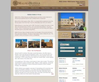 Malika-Khiva.com(Member of Malika Hotels in Khiva) Screenshot