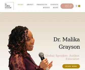 Malikagrayson.com(STEMinist Empowered LLC) Screenshot